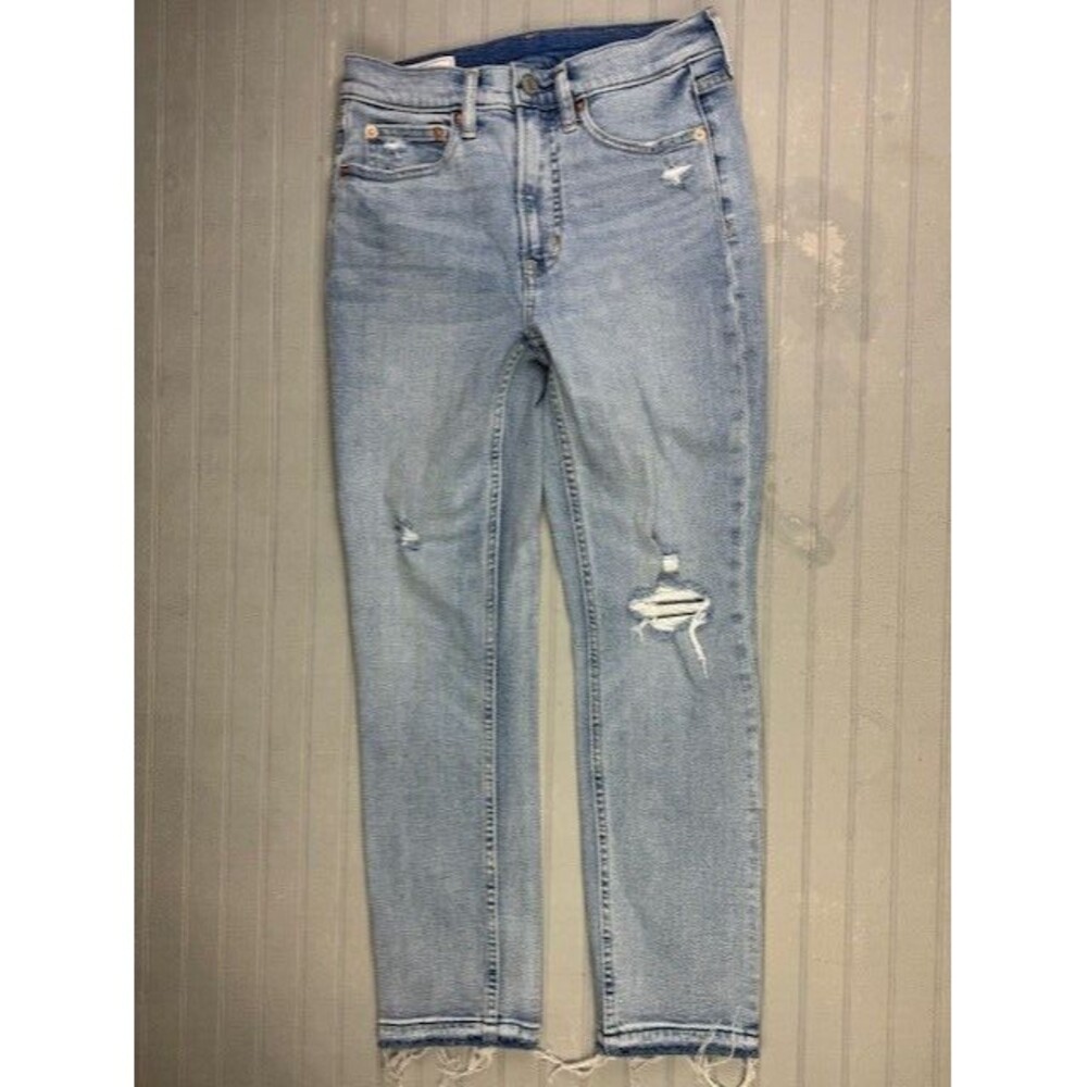 Gap Size 26 2 Womens Jeans Vintage Slim High Rise Stretch Light Wash